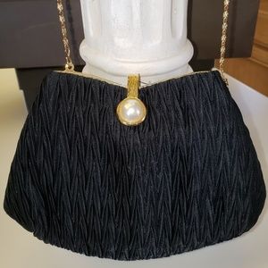 Black clutch purse